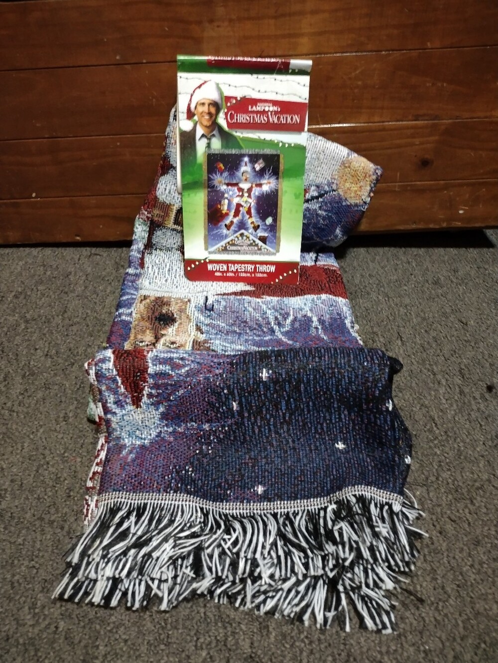 National Lampoons Christmas Vacation Woven Tapestry Throw - Multi 48" X 60"